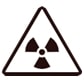 Nuclear Radioactive Material Radiation Warning Alert Symbol Laboratory Safety Sign