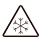 Cold Low Temperature Freezing Warning Alert Symbol Laboratory Safety Sign