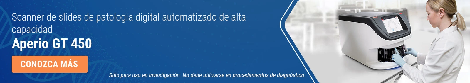 Scanner de slides de patologia digital automatizado de alta capacidad